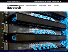 Tablet Screenshot of novatech-california.com